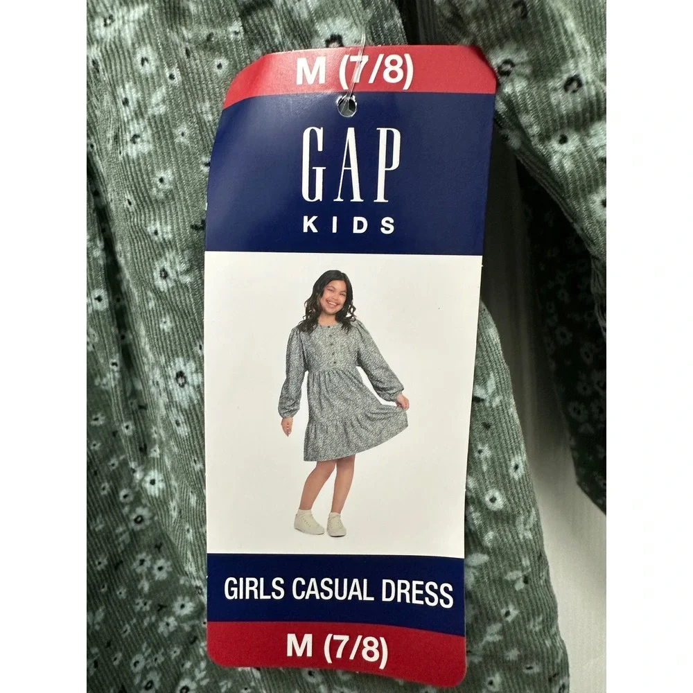 Gap Kids Casual Dress All Over Print Floral Size 7/8